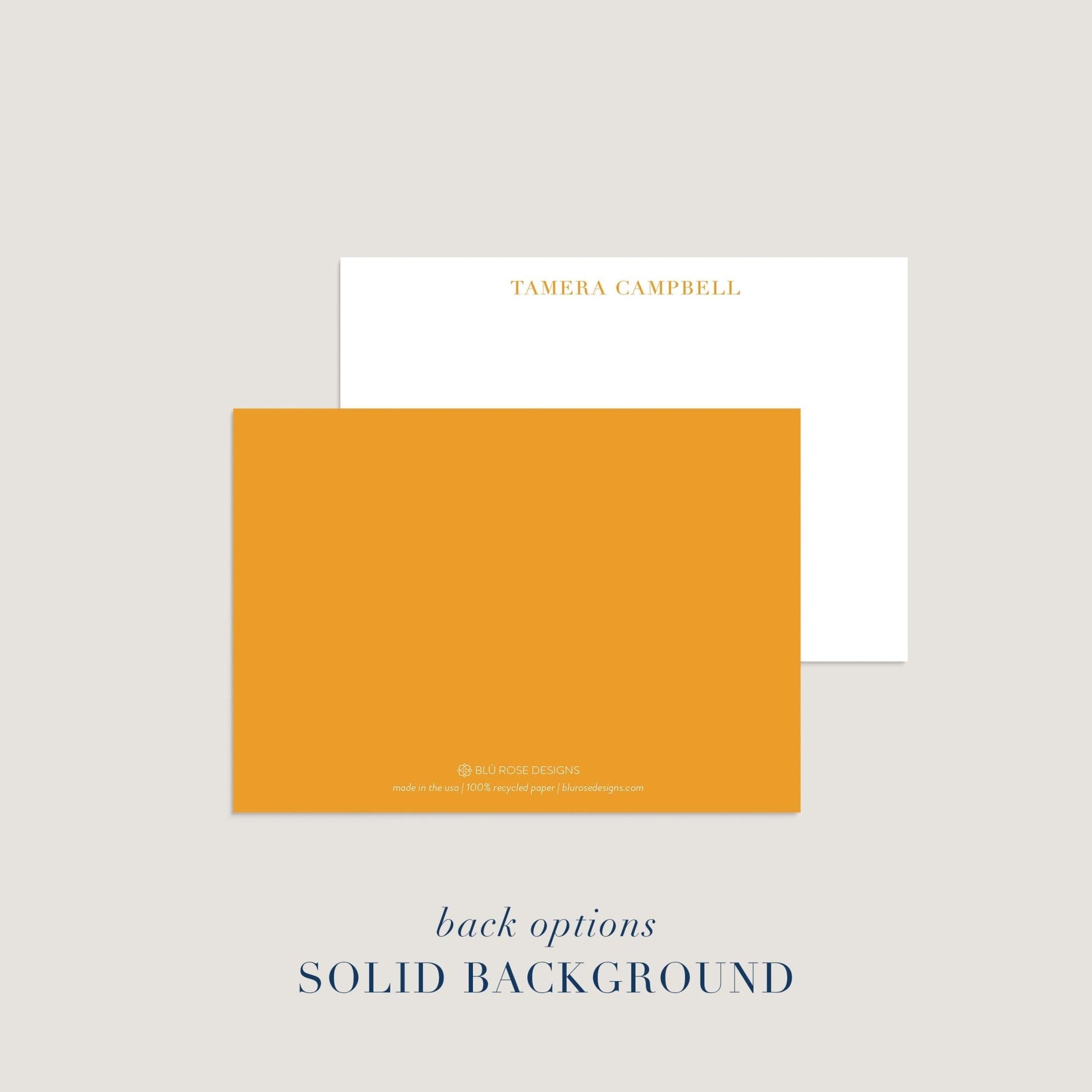 Tamera Notecards - Blú Rose