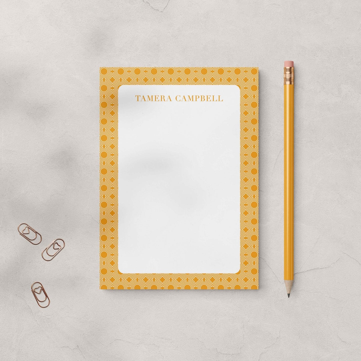 Tamera Pattern Notepad - Blú Rose