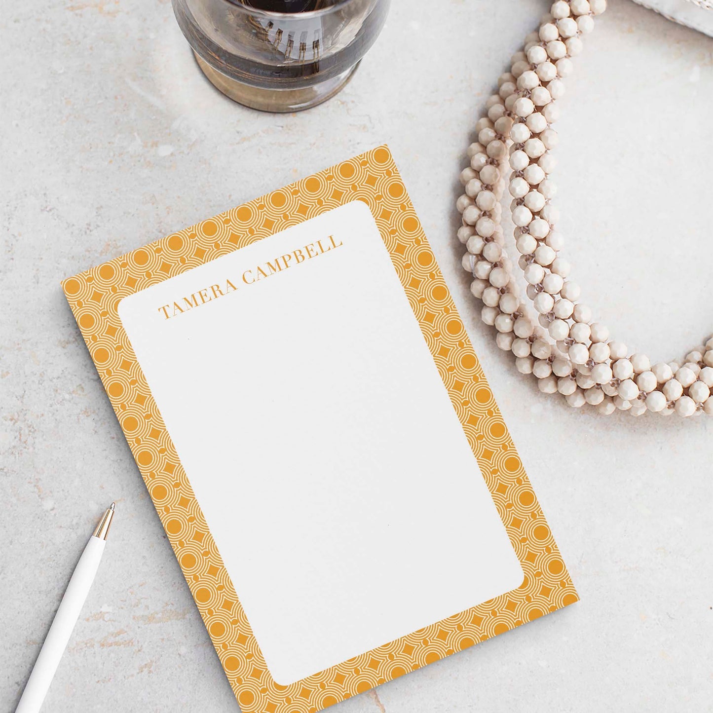 Tamera Pattern Notepad - Blú Rose