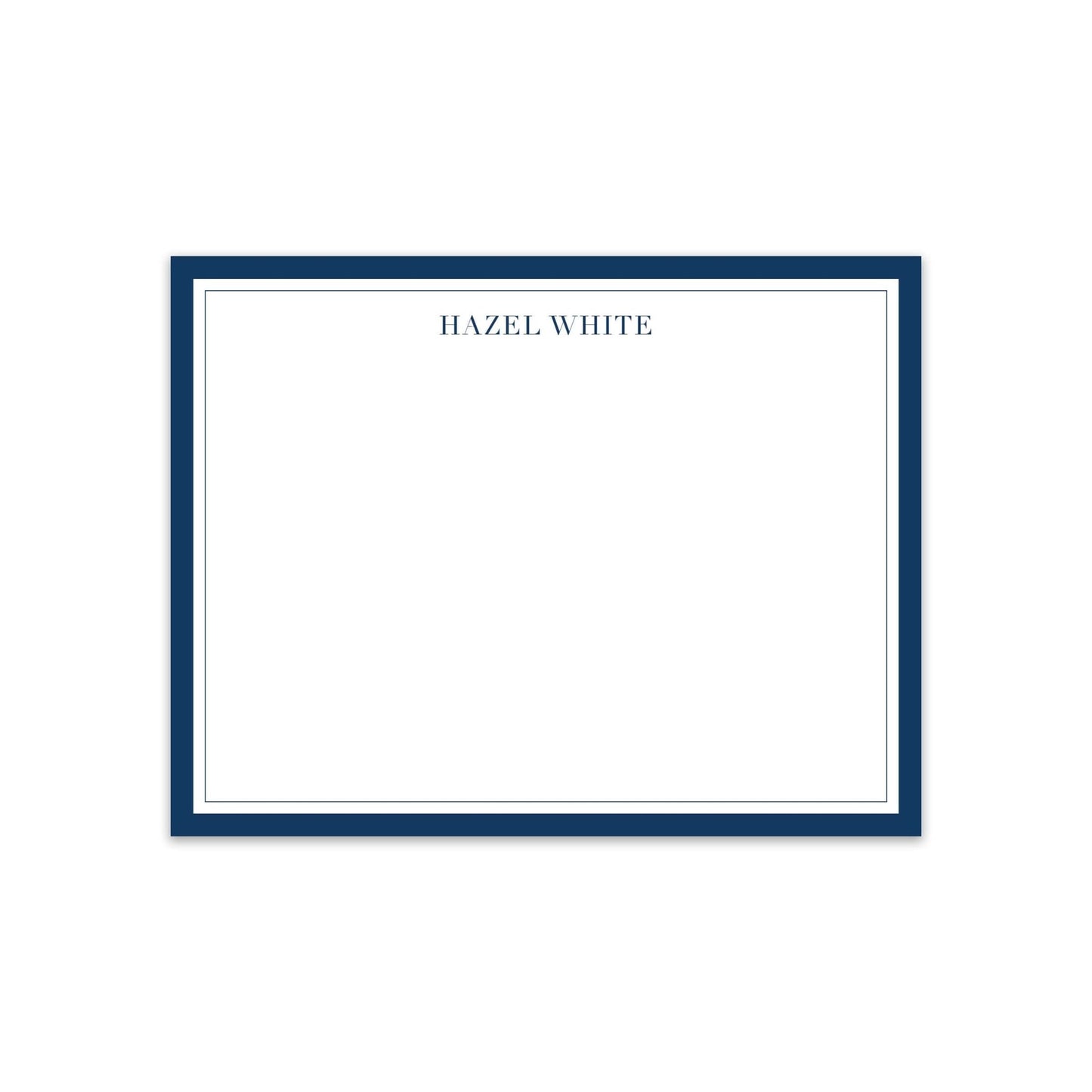 Traditional Border Notecards - Blú Rose
