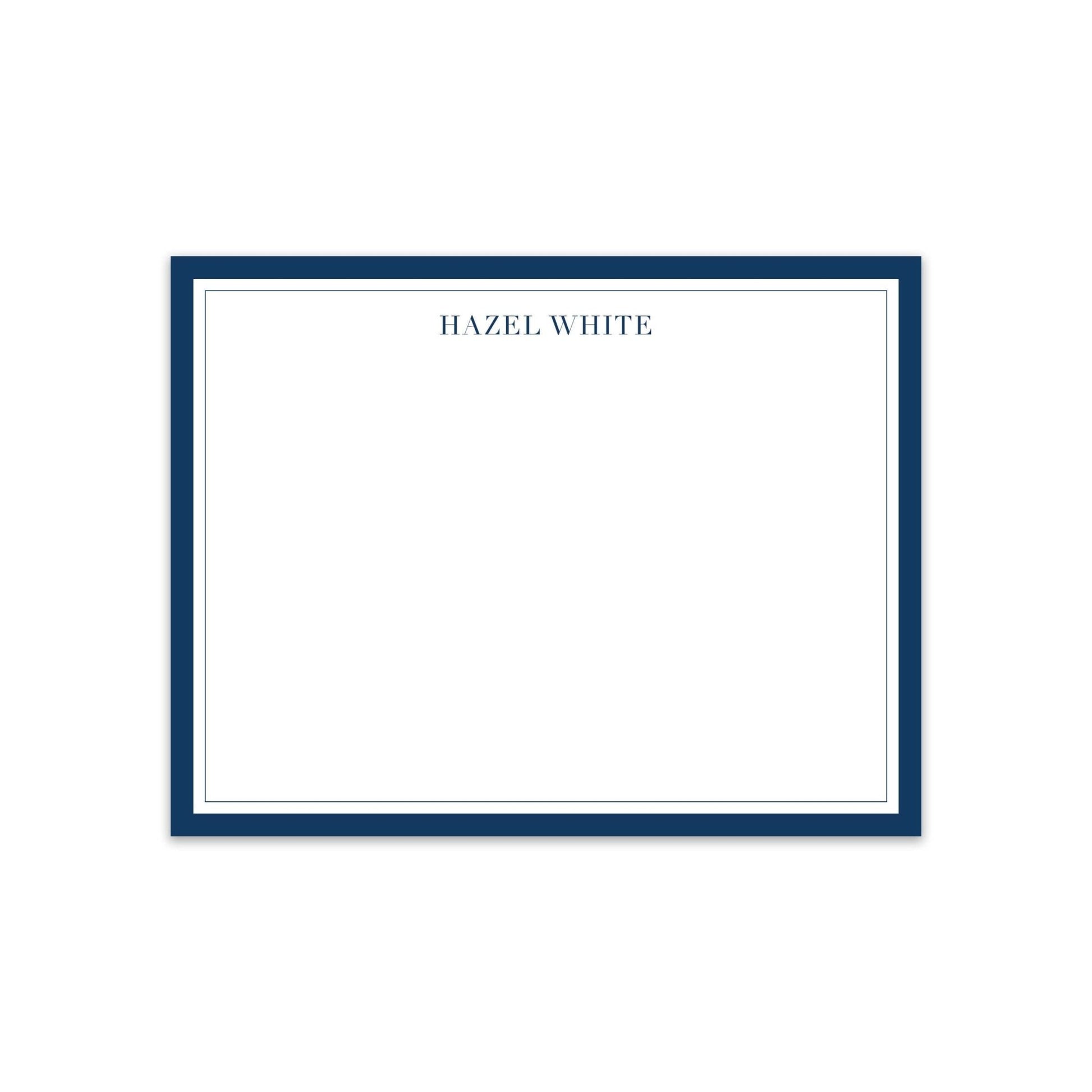Traditional Border Notecards - Blú Rose