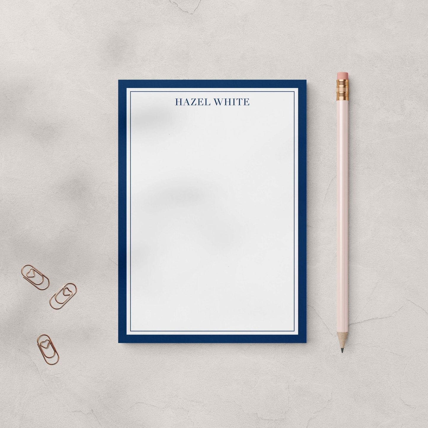 Traditional Border Notepad + Notecard Set - Blú Rose