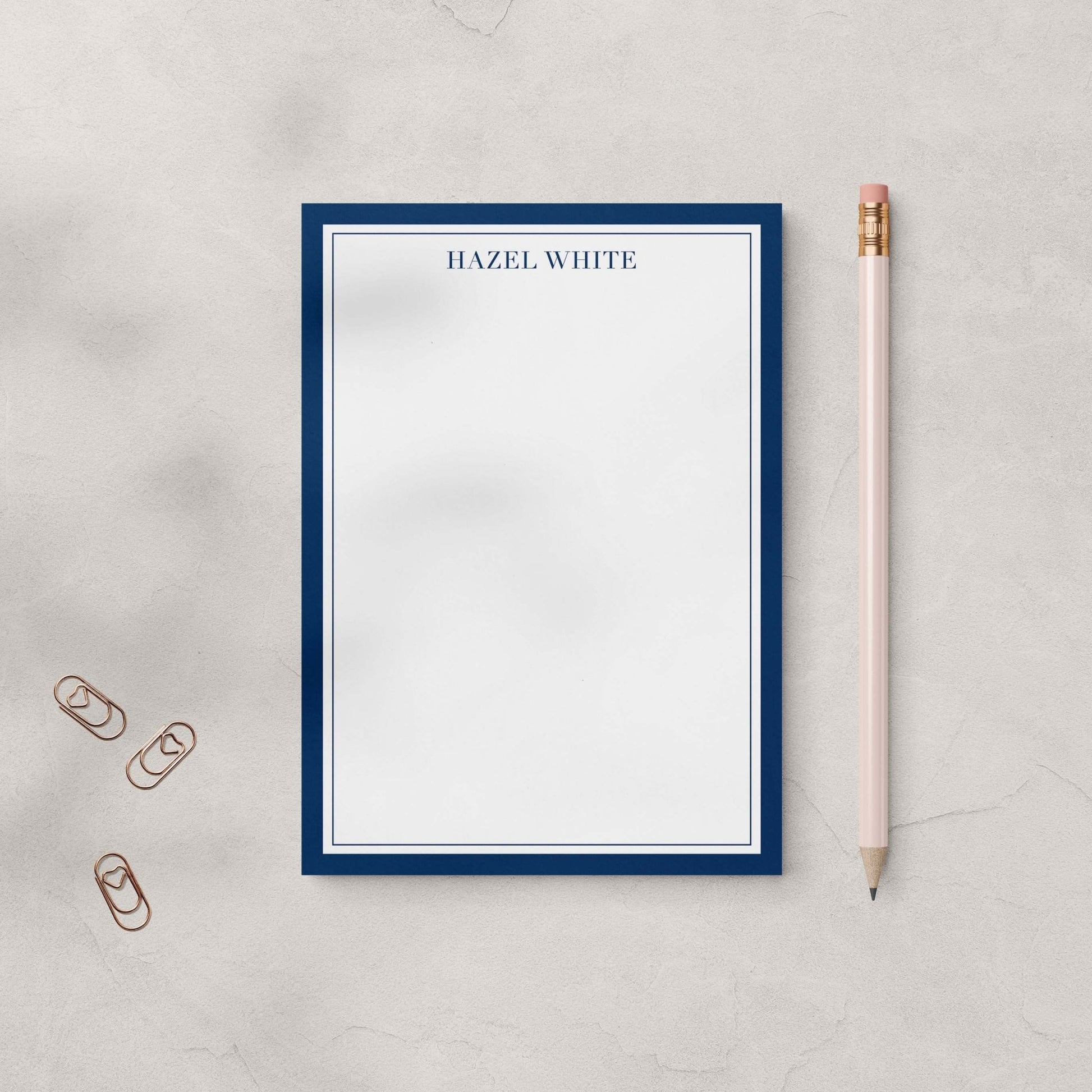 Traditional Border Notepad + Notecard Set - Blú Rose