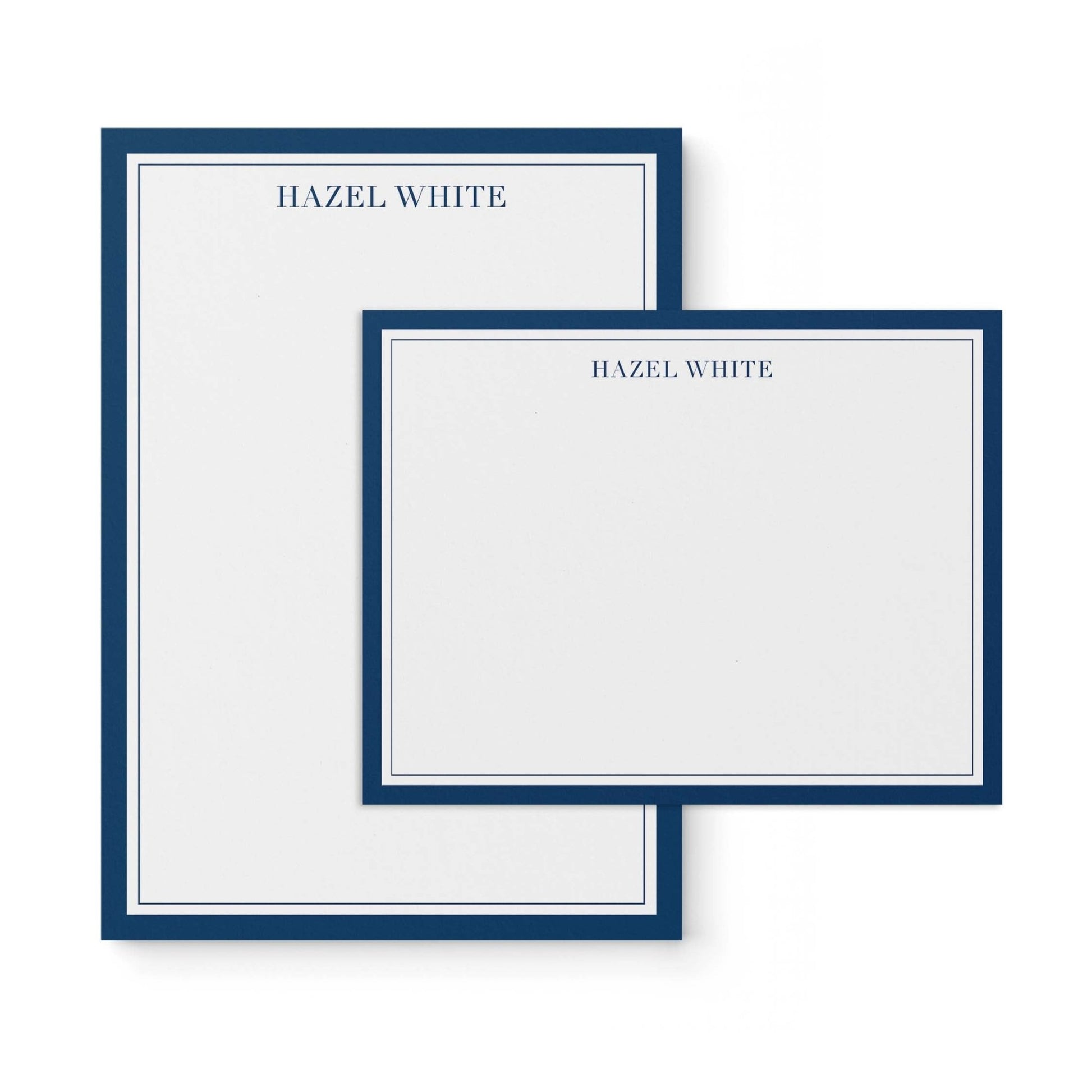 Traditional Border Notepad + Notecard Set - Blú Rose