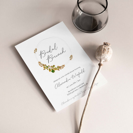 Wreath + Wire Invitations - Blú Rose