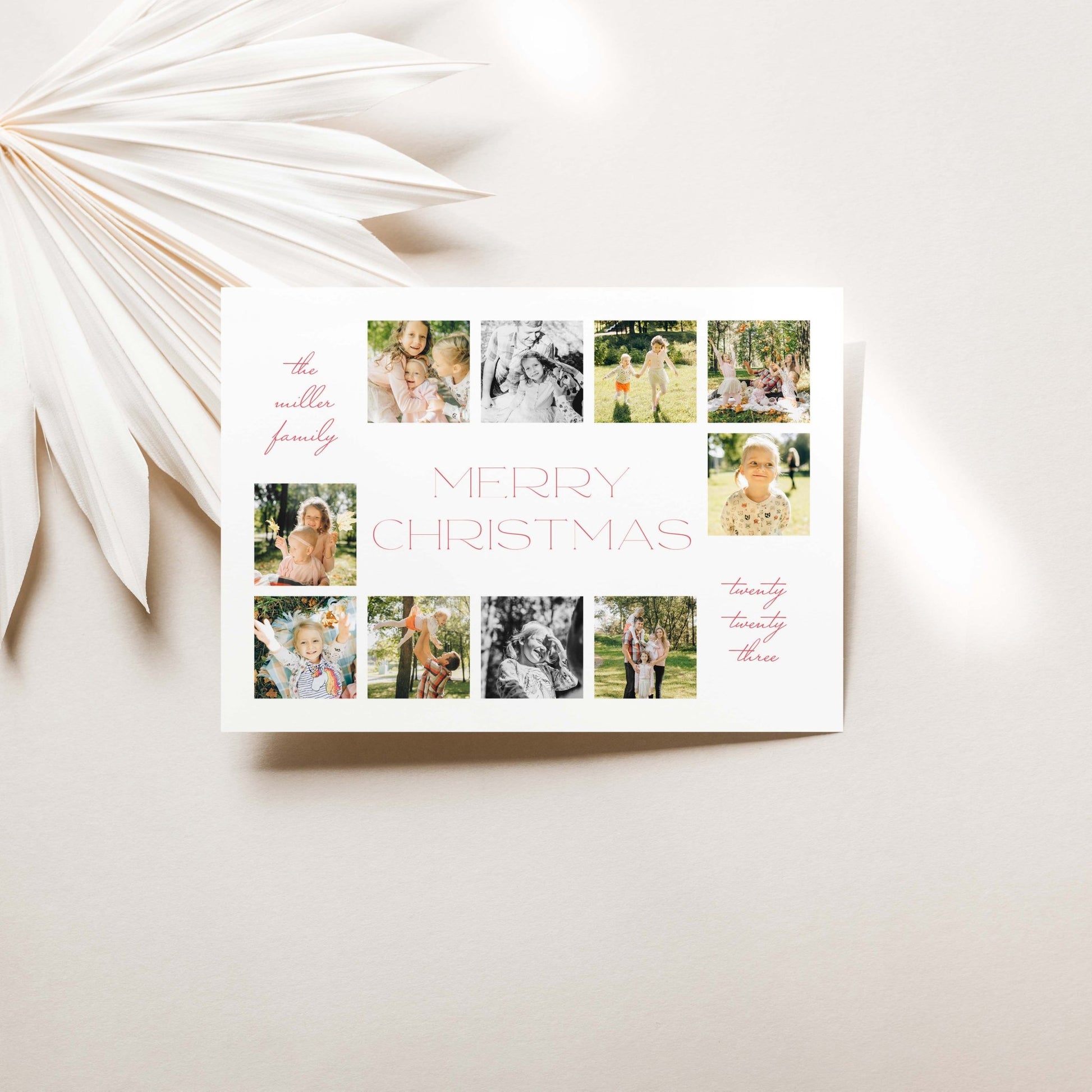 X Photo Holiday Card - Blú Rose