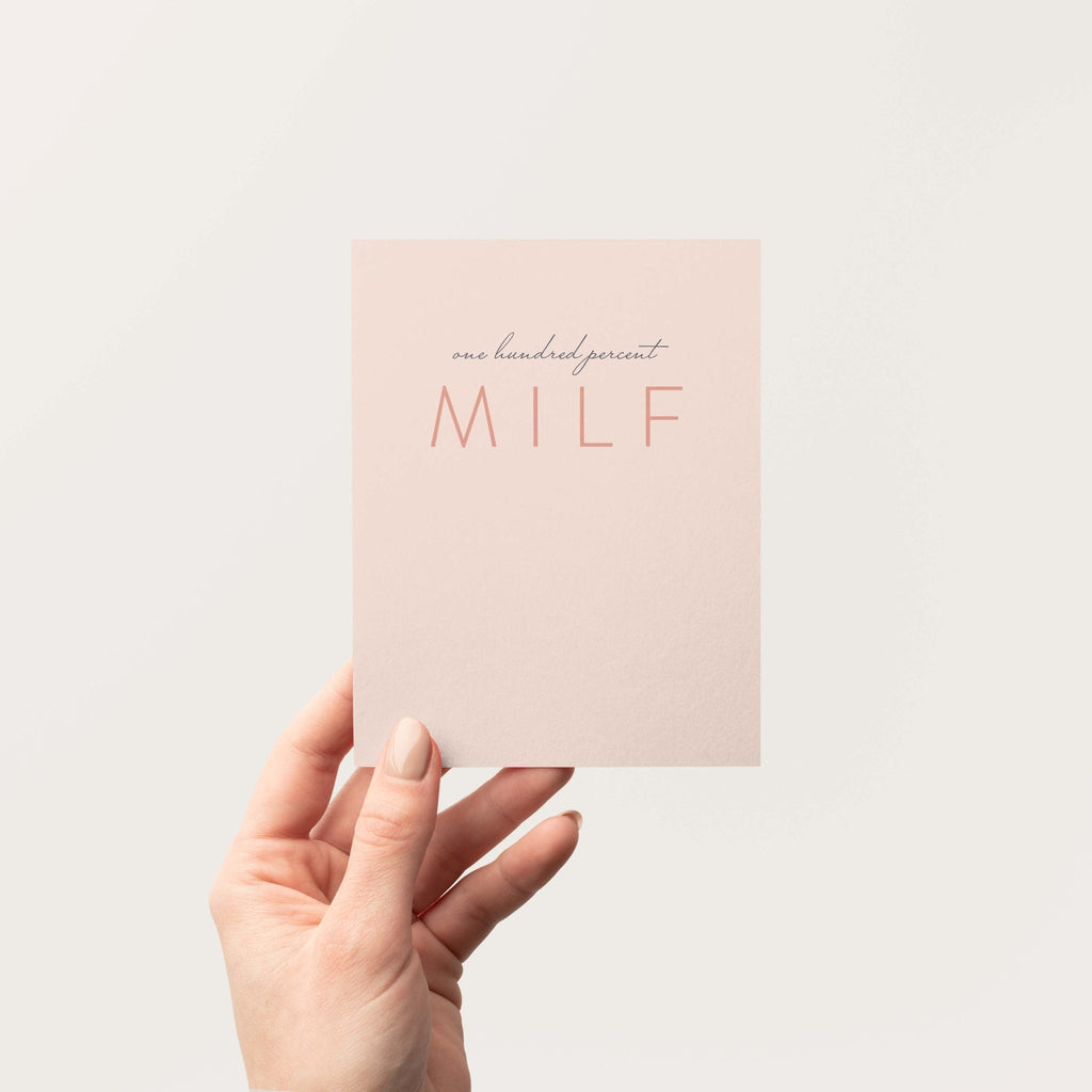100% MILF Greeting Card - Blú Rose
