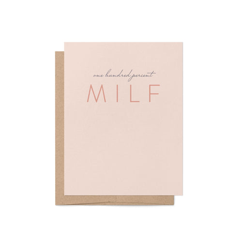 100% MILF Greeting Card - Blú Rose
