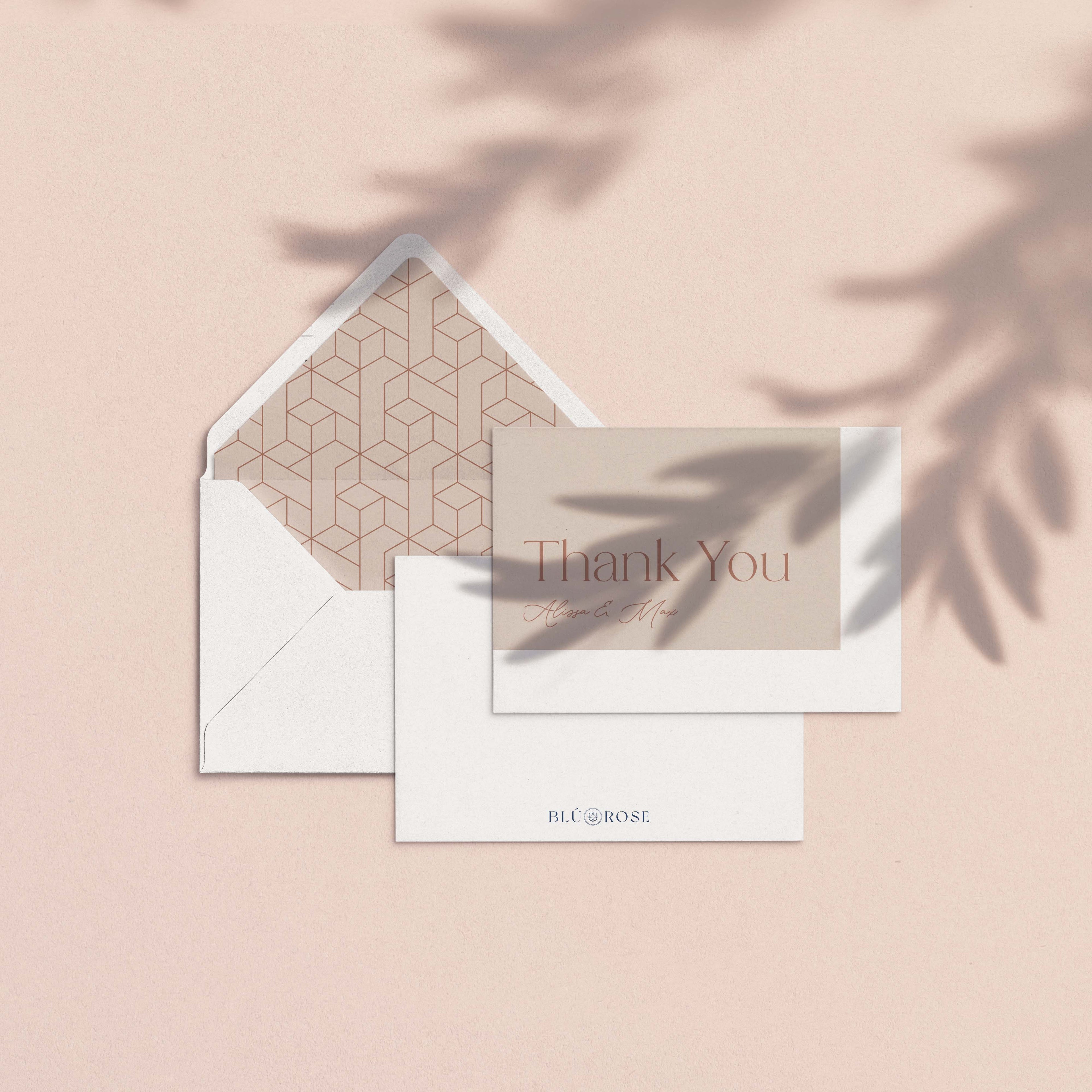Chic & Sweet Personalized Thank You Cards