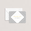 The Art Deco Personalized Thank You Card