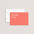 Bella Modern Personalized Thank You Cards