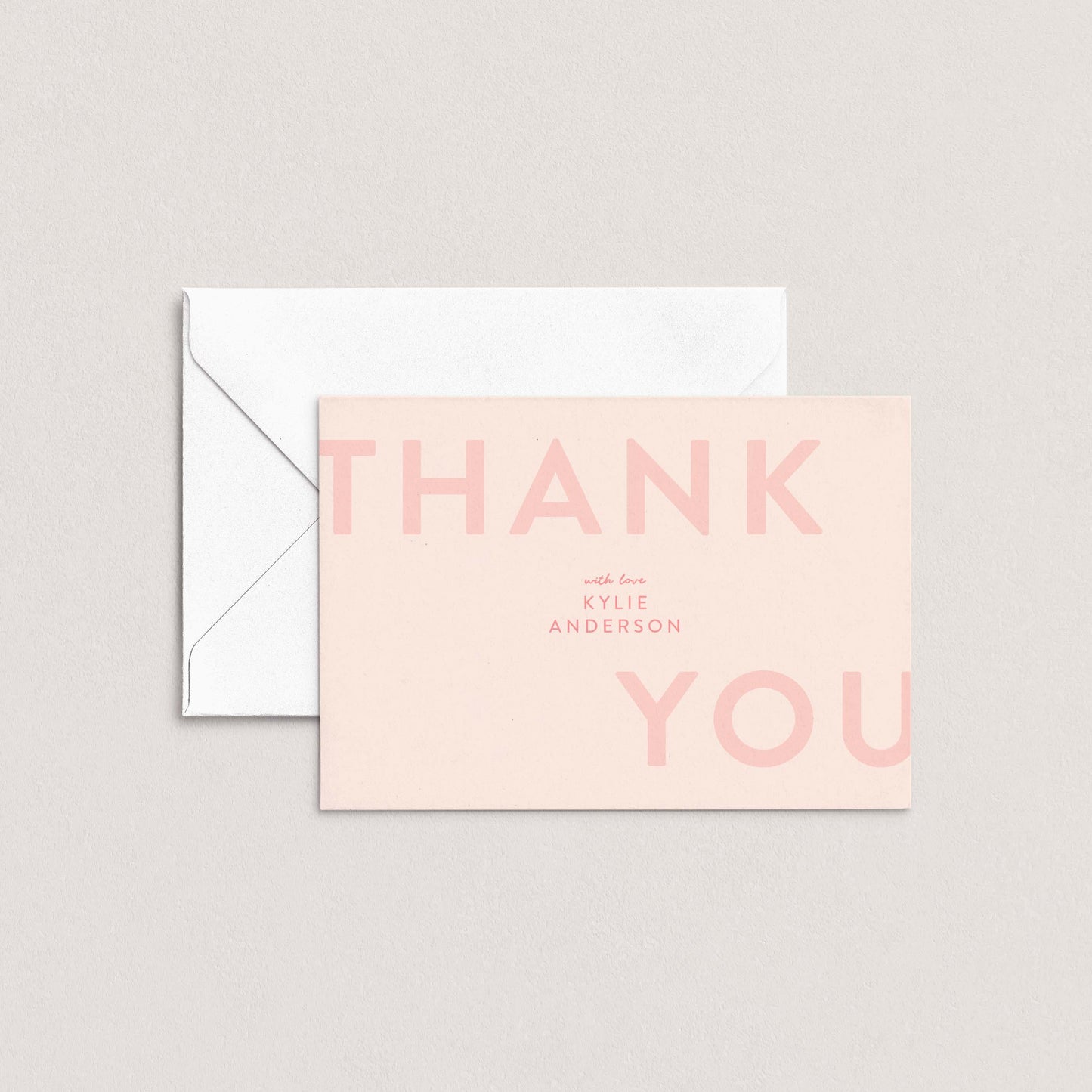 Bold Personalized Thank You Cards