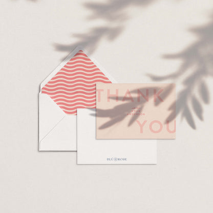 Bold Personalized Thank You Cards