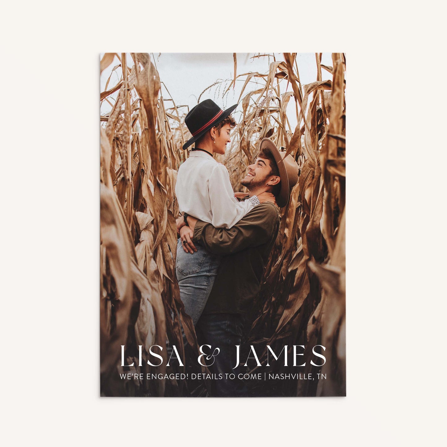 The Cornfield Engagement Announcement