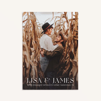 The Cornfield Engagement Announcement