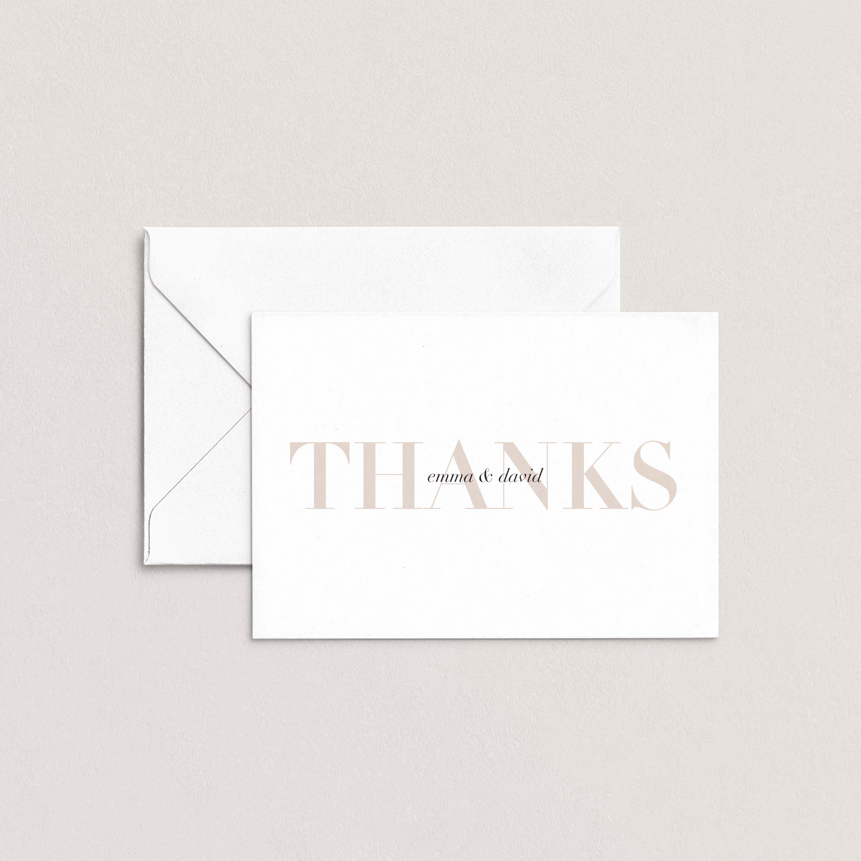 Emma Personalized Thank You Card
