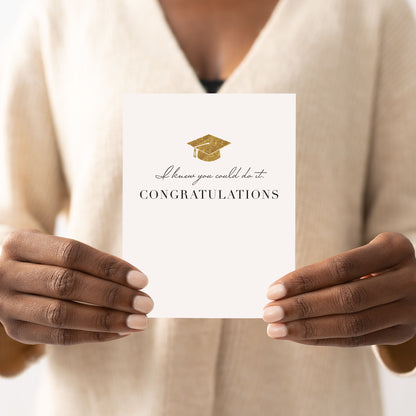 Knew You Could Do It Grad Greeting Card | Blú Rose