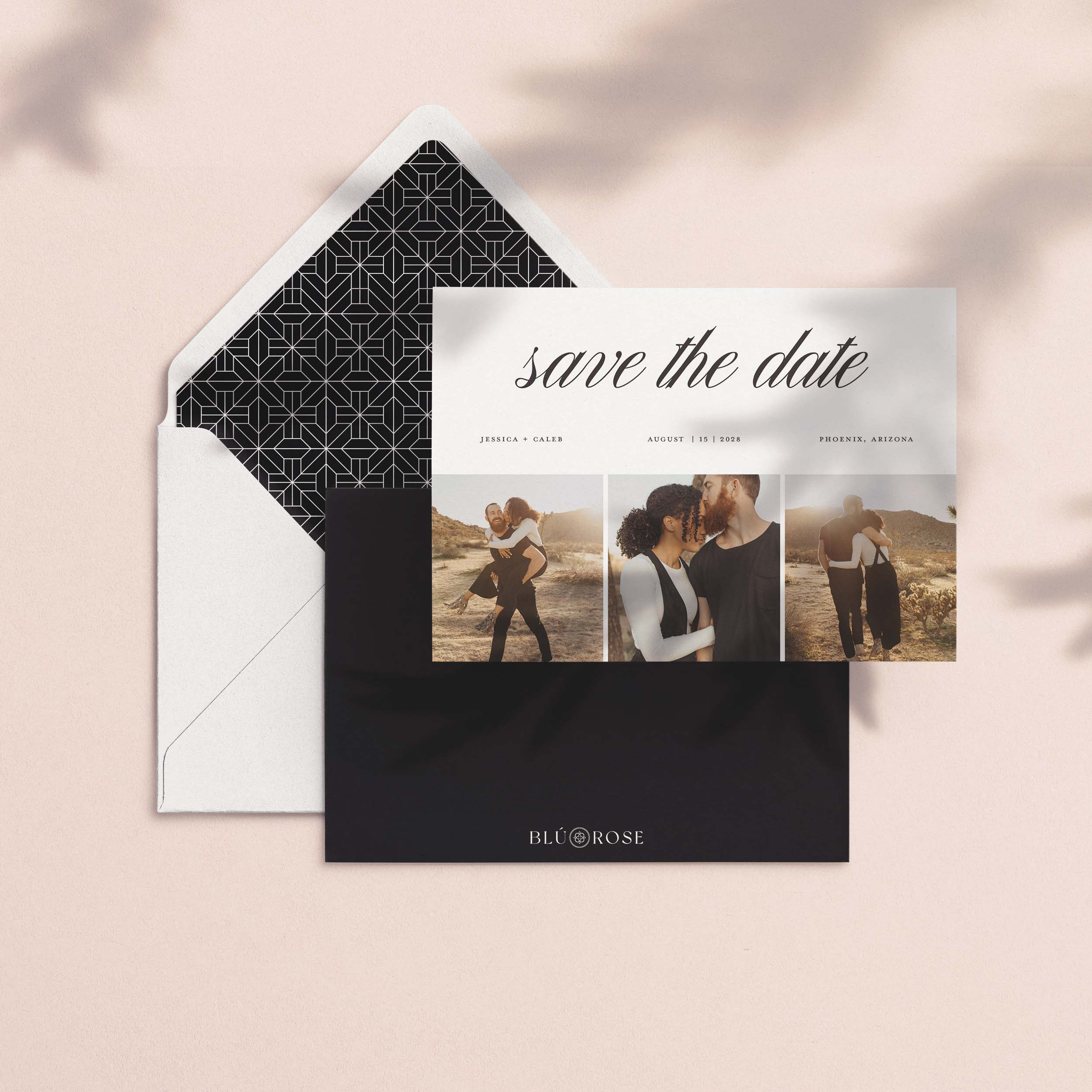 The Minimal Save the Date Card - Blú Rose