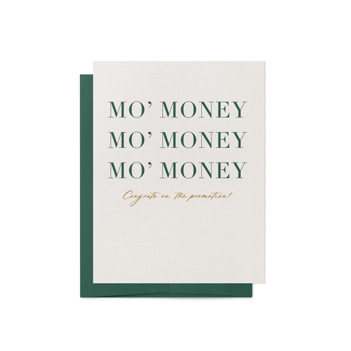 Mo' Money Promotion Card