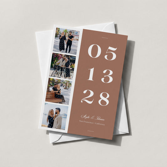 The Photo Strip Save the Date