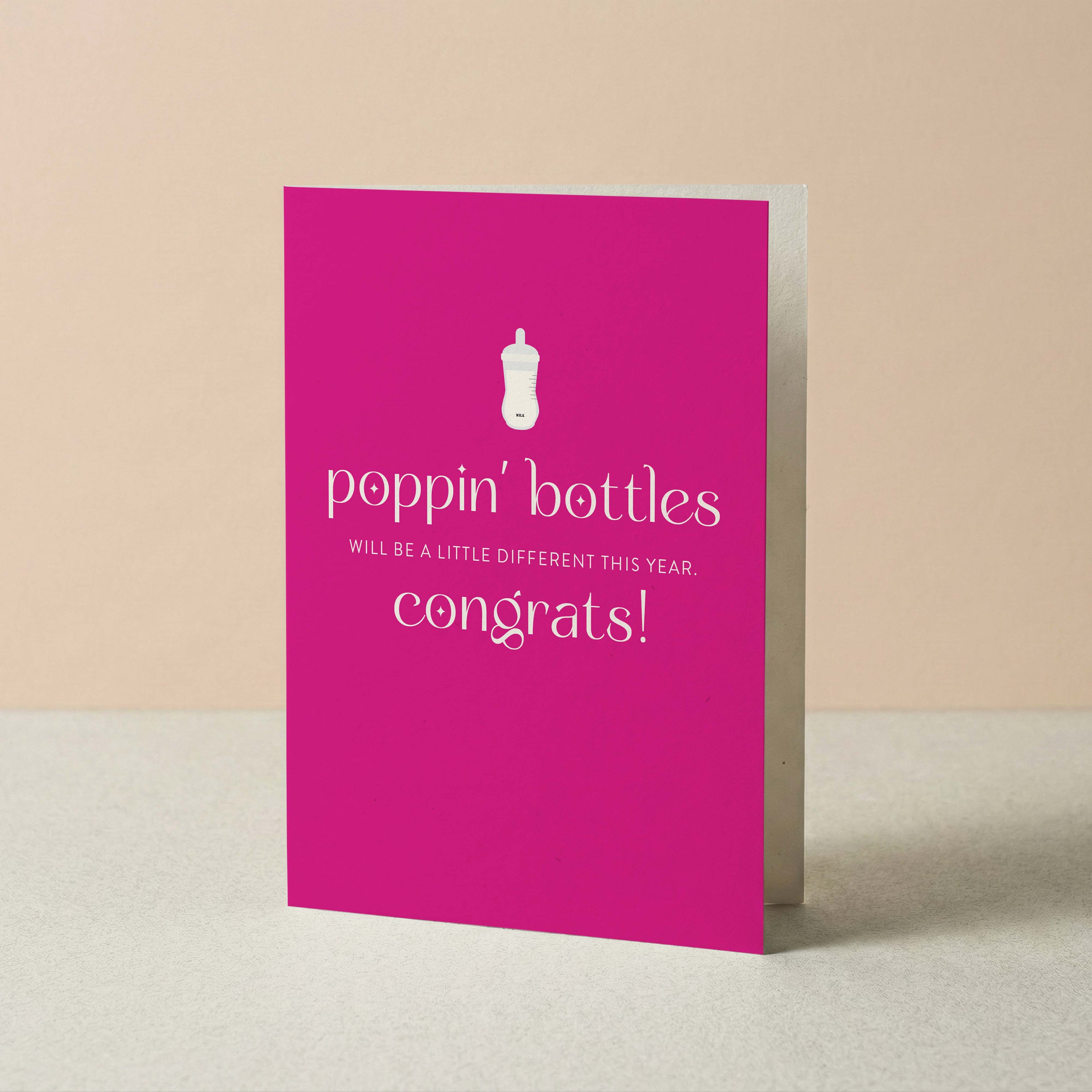 Poppin’ Bottles Greeting Card