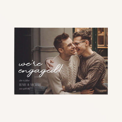 The Romantic Script Engagement Announcement