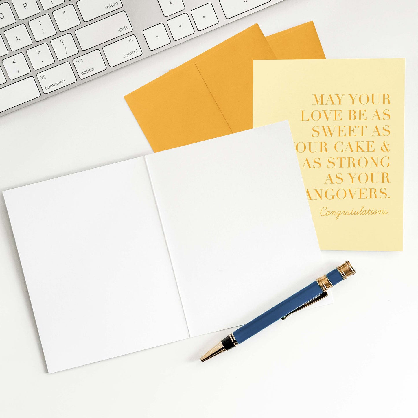 Strong as Hangovers Wedding Greeting Card