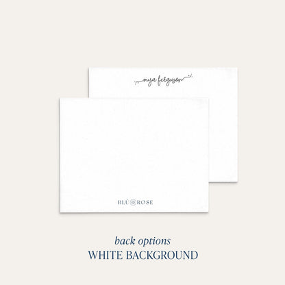 acheila script name notecard with white back option
