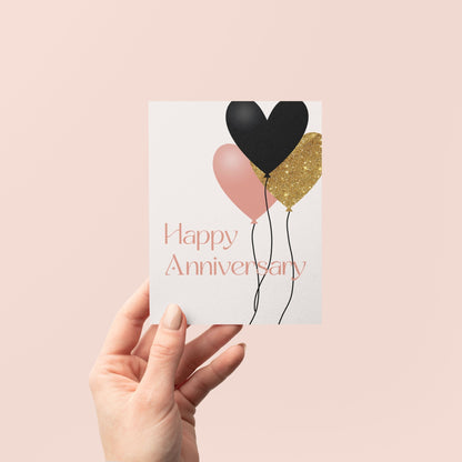 Anniversary Balloons Card - Blú Rose