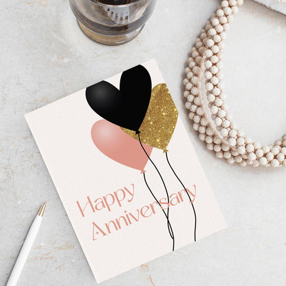 Anniversary Balloons Card - Blú Rose