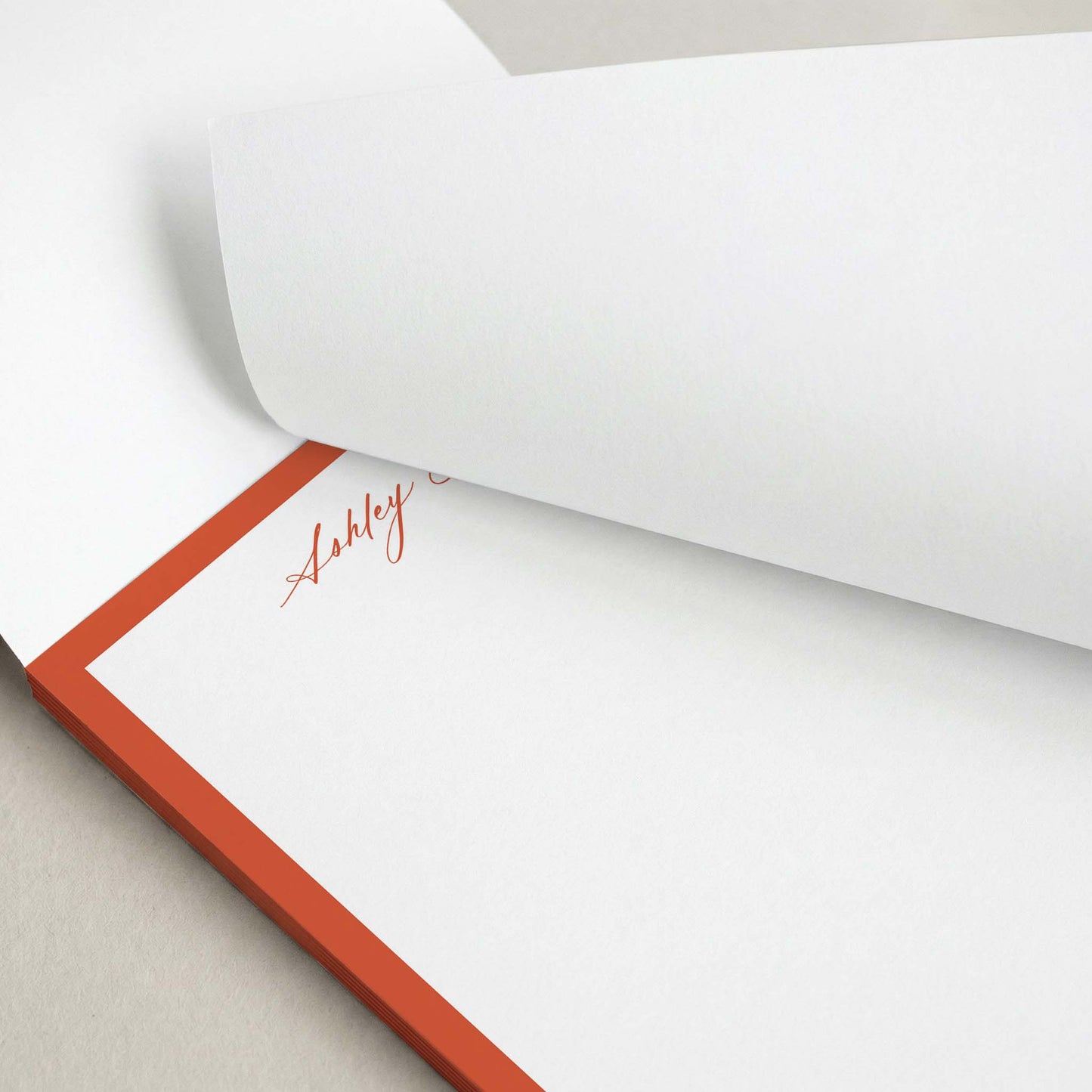 Ashley Border Notepad - Blú Rose