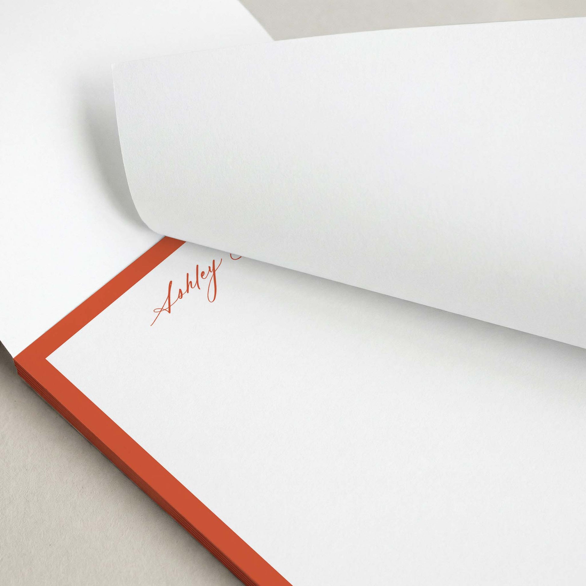 Ashley Border Notepad - Blú Rose
