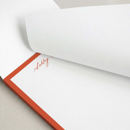 Ashley Border Notepad - Blú Rose