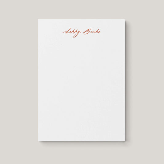Ashley Notepad - Blú Rose