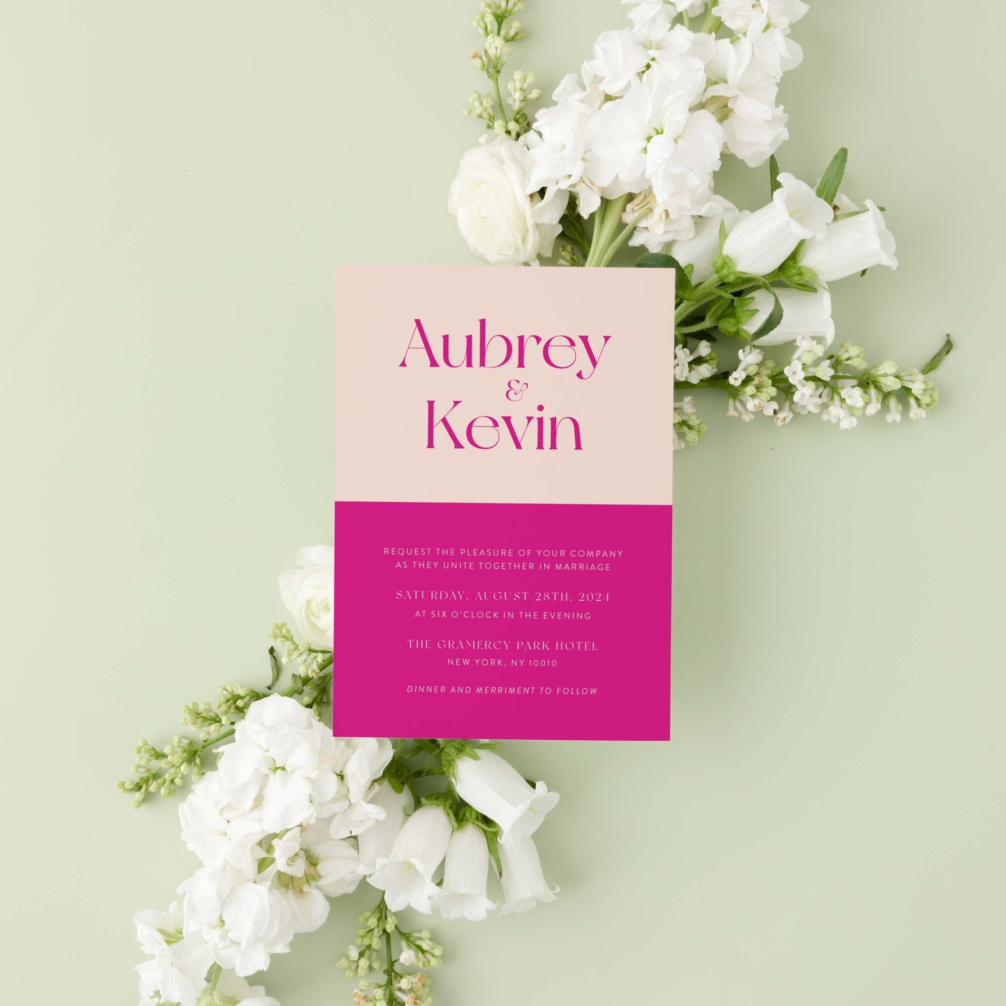 Aubrey Wedding Invitation Suite - Blú Rose
