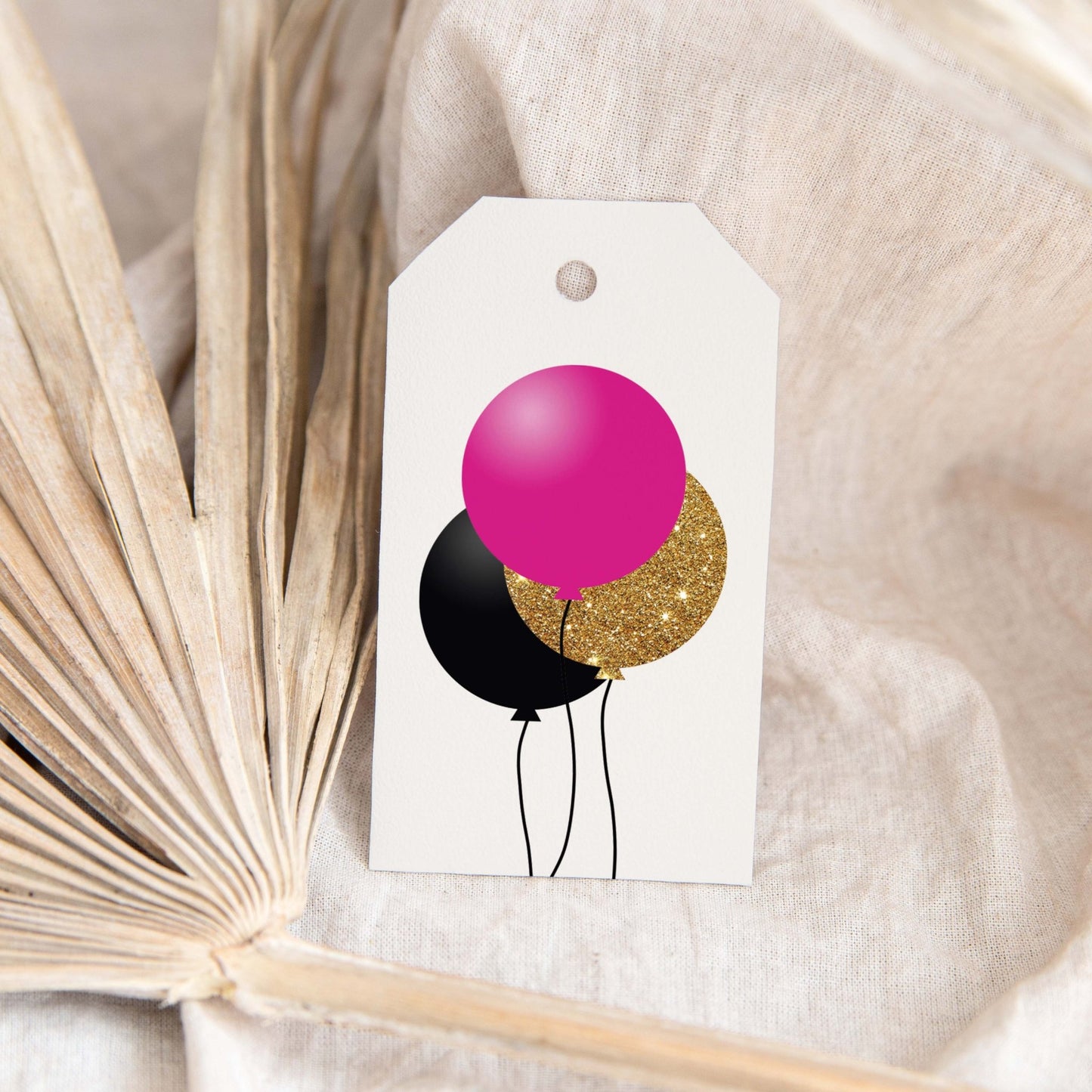 Balloons Birthday Gift Tags - Blú Rose