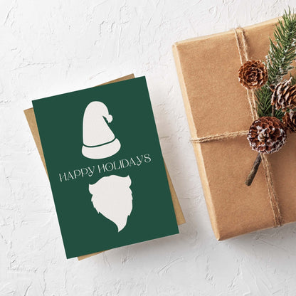 Bearded Holiday Card - Blú Rose