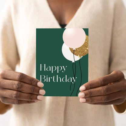 Birthday Balloons Card - Blú Rose