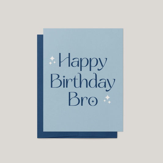 Birthday Bro Greeting Card - Blú Rose