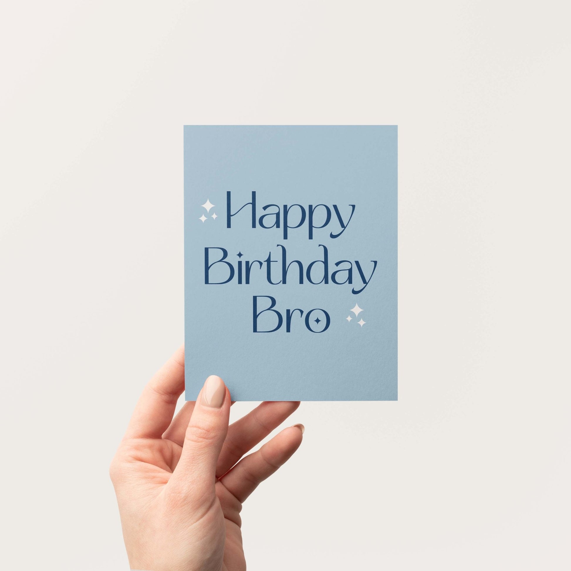 Birthday Bro Greeting Card - Blú Rose