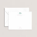 A white envelope with a cursive "Thank you" message and a date printed on it.