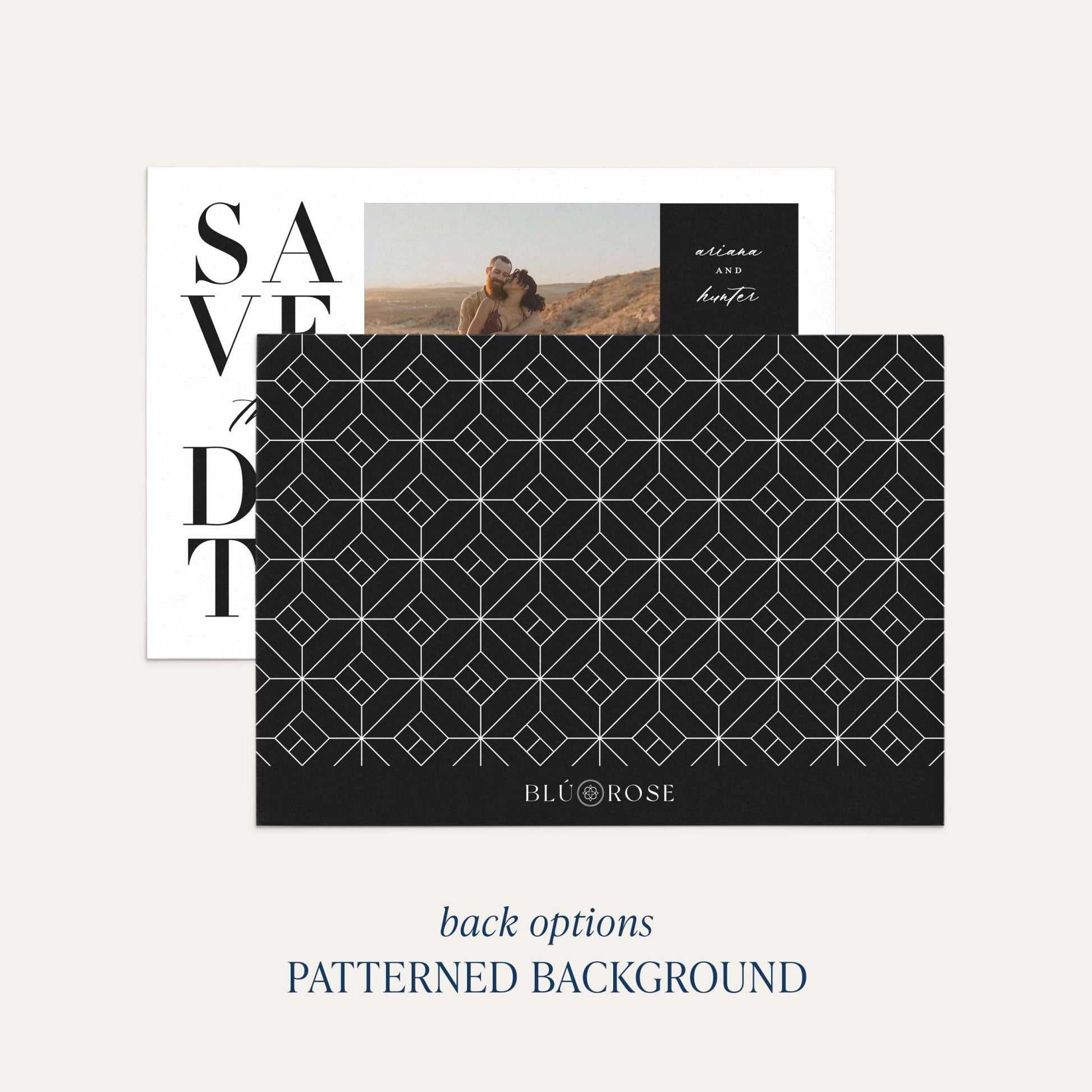Bold News Save the Dates - Blú Rose
