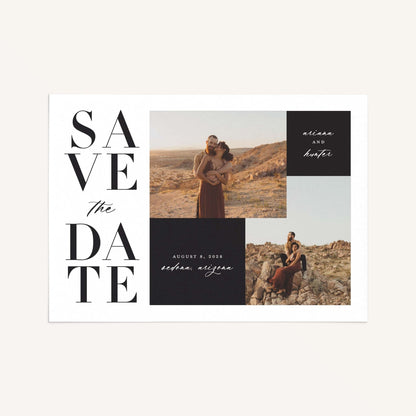 Bold News Save the Dates - Blú Rose