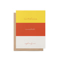 Candy Corn Greeting Card - Blú Rose