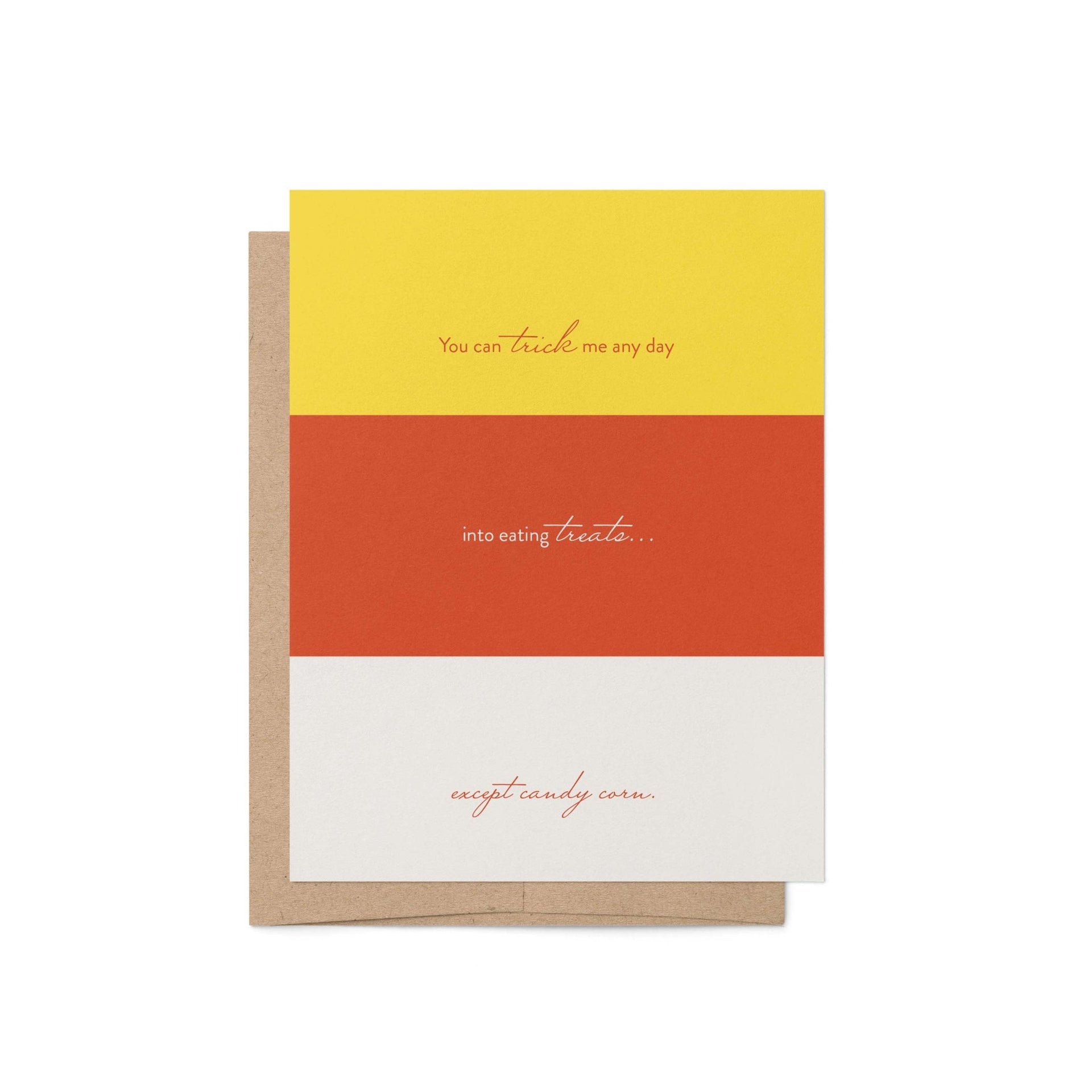 Candy Corn Greeting Card