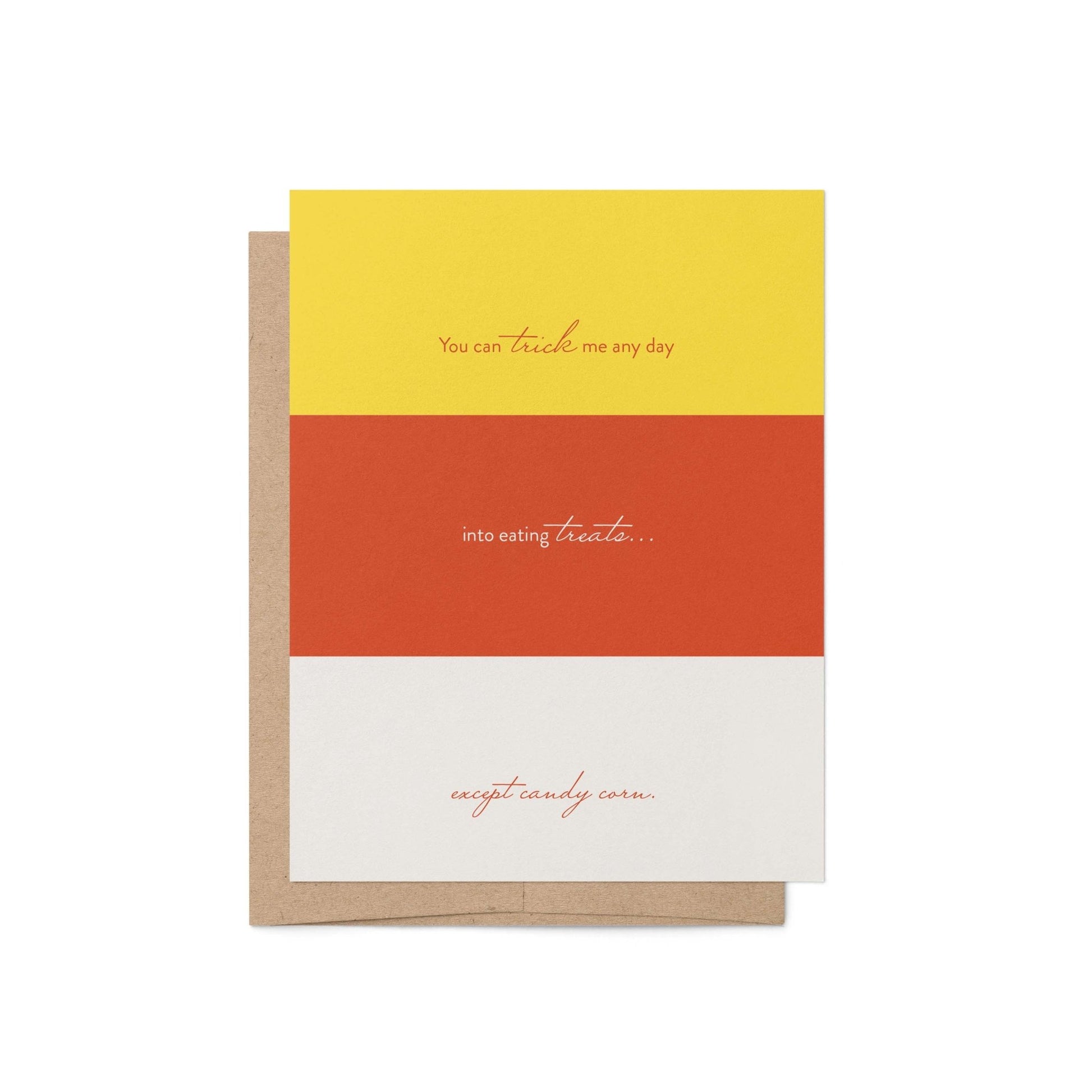 Candy Corn Greeting Card - Blú Rose