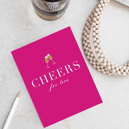 Cheers for Love Card - Blú Rose