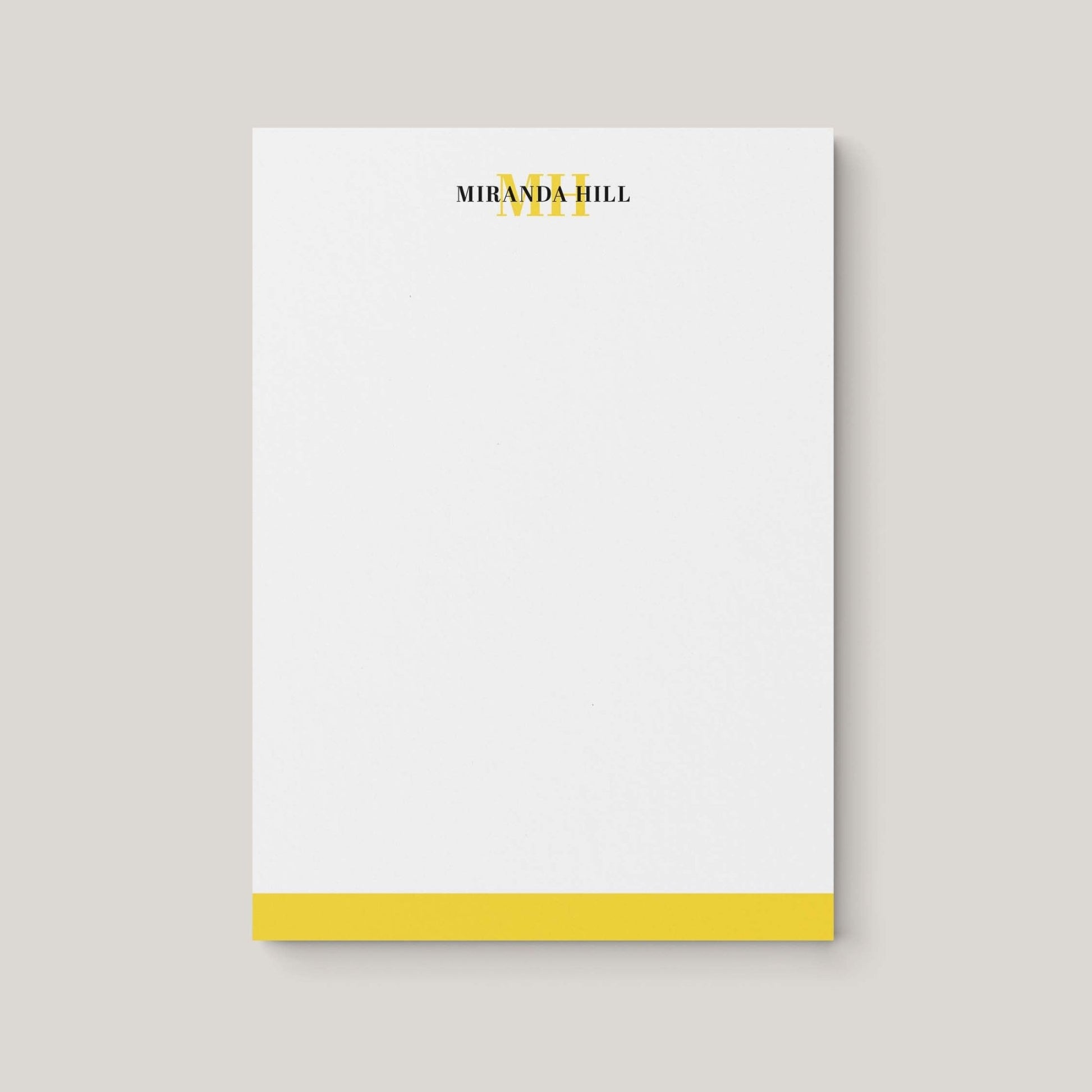 Color Bar Personalized Notepad - Blú Rose