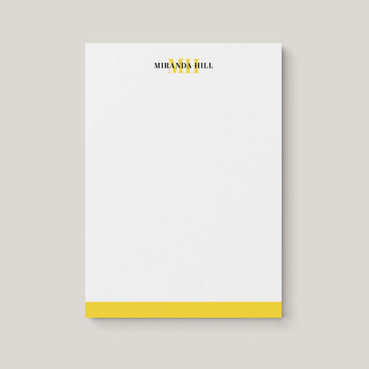 Color Bar Personalized Notepad - Blú Rose