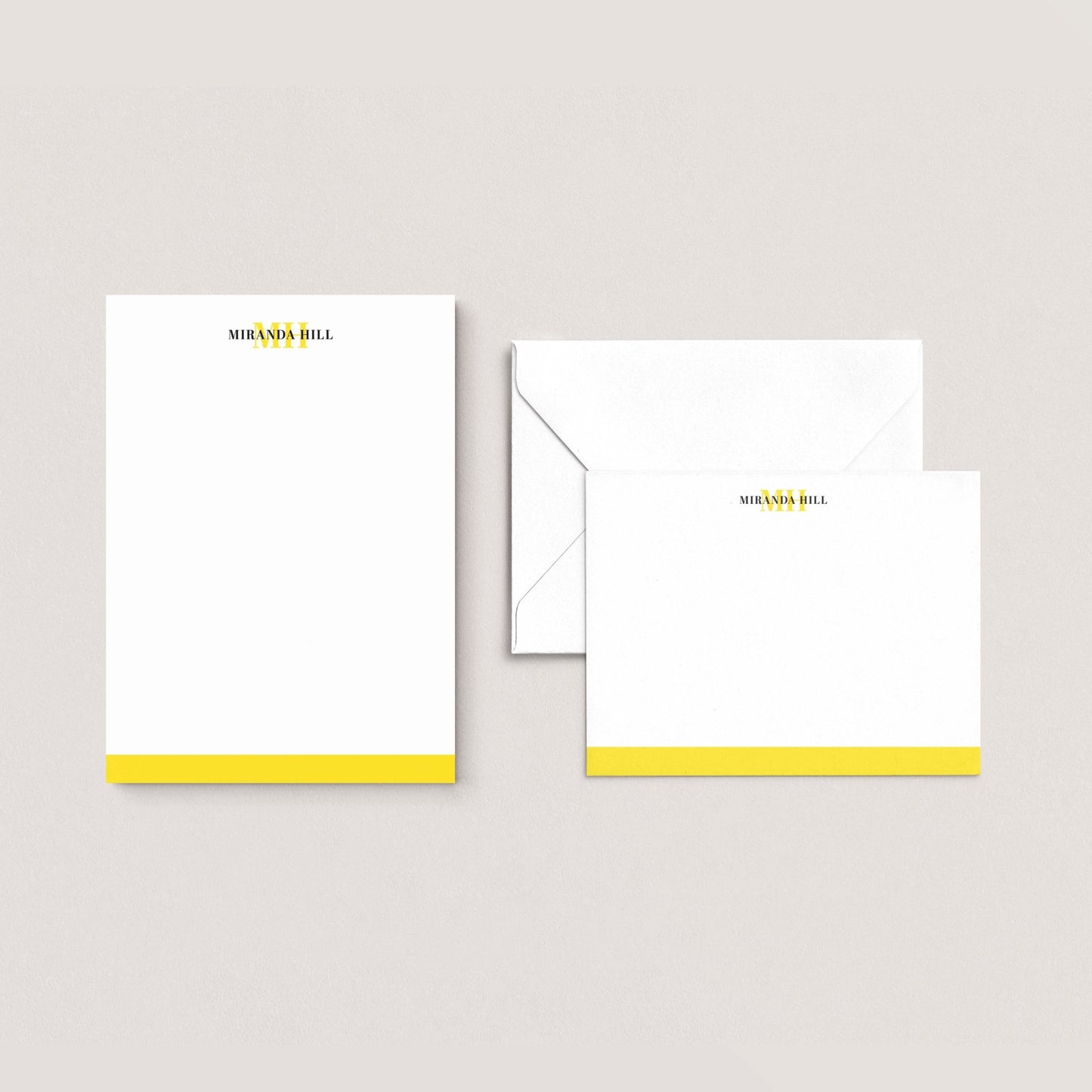 Color Bar Personalized Stationery Set - Blú Rose